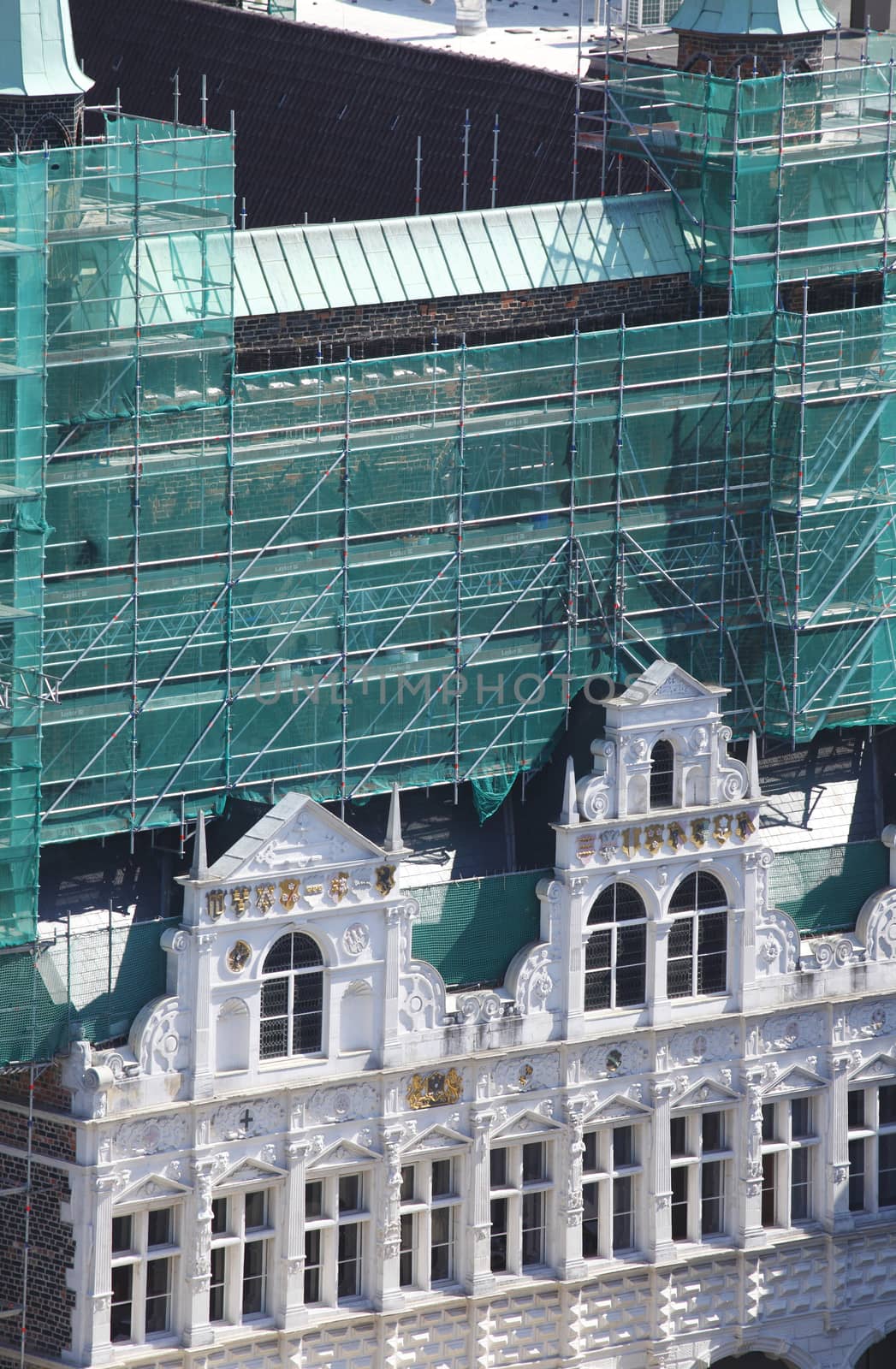 City Hall, Construction Site, Lübeck, Germany, Europe
