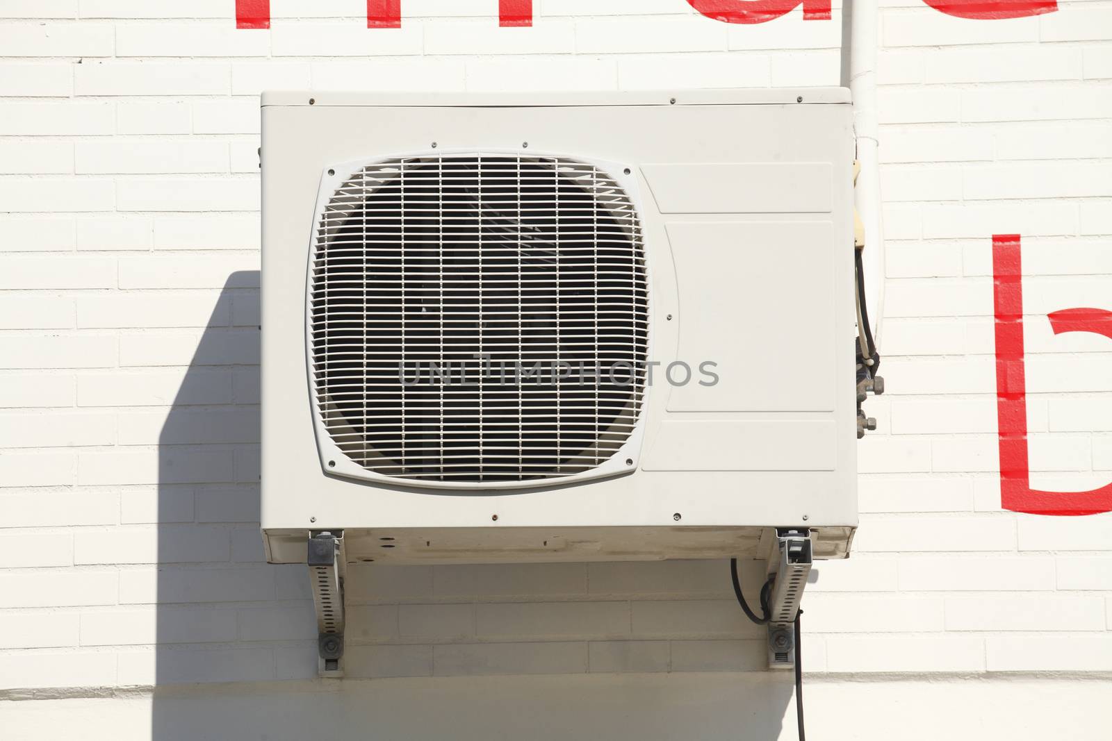 Air-Condition on a House-Wall