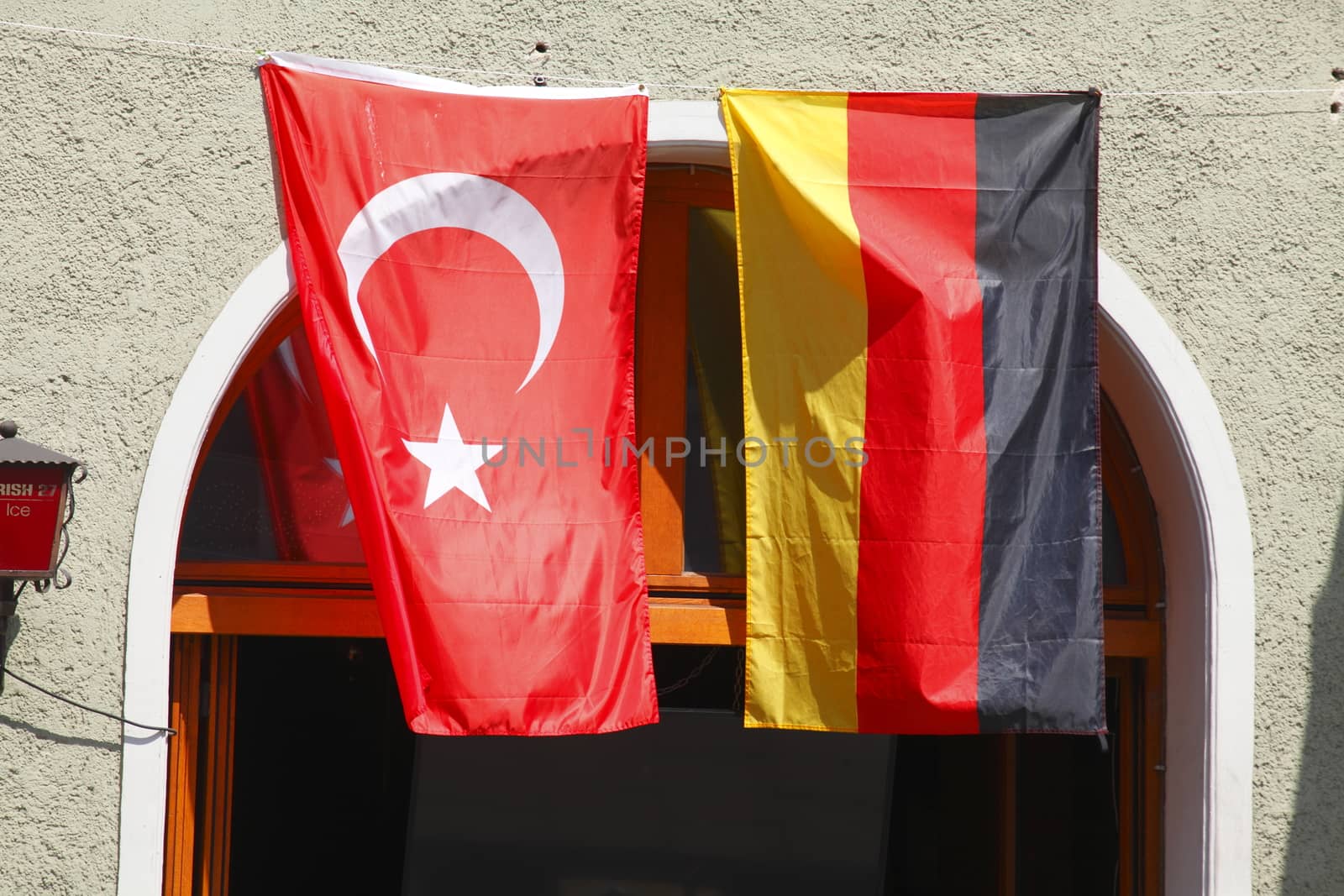 Turkish and German Flags