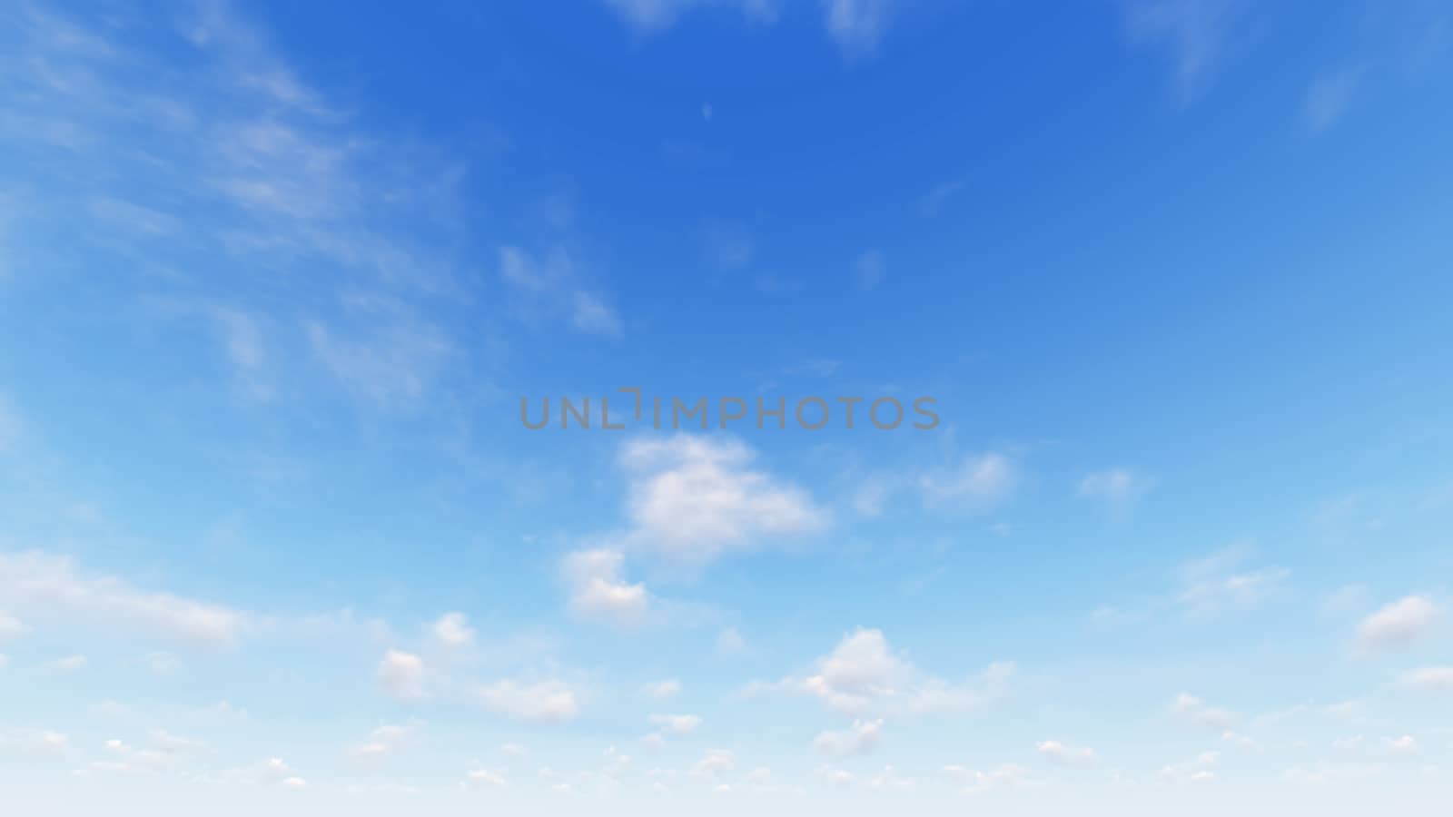 Cloudy blue sky abstract background, blue sky background with tiny clouds, 3d rendering

