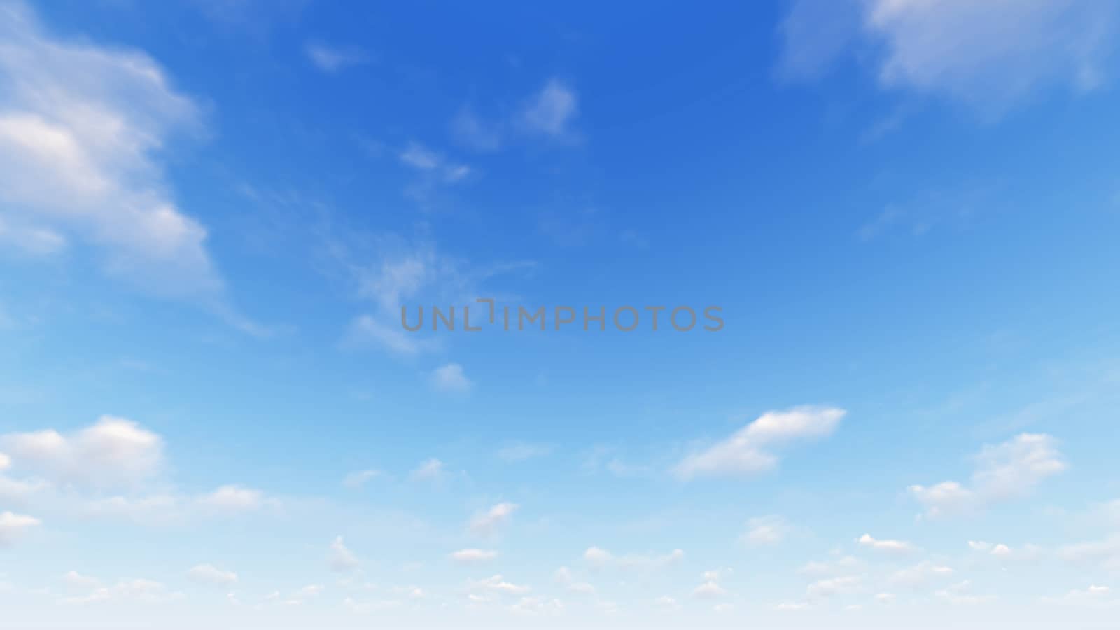 Cloudy blue sky abstract background, blue sky background with tiny clouds, 3d rendering

