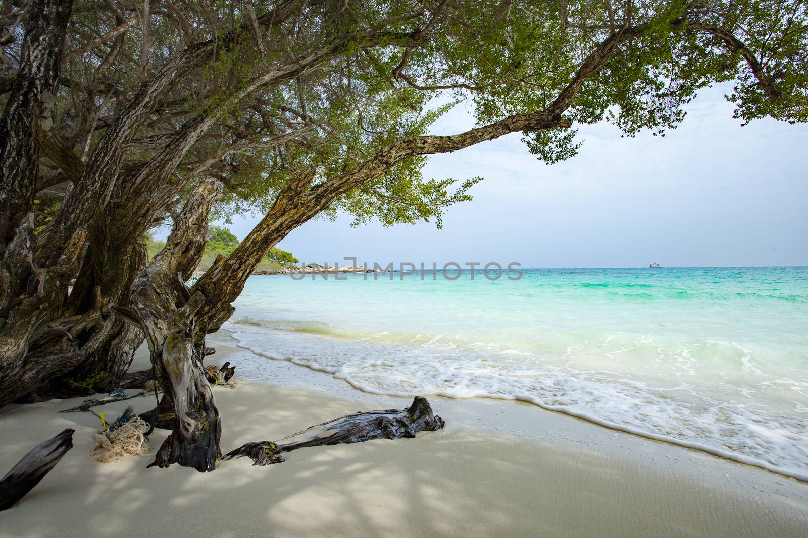 beautiful beach of Ao Wai Koh Samed sea national park in Rayong Province eastern of Thailand