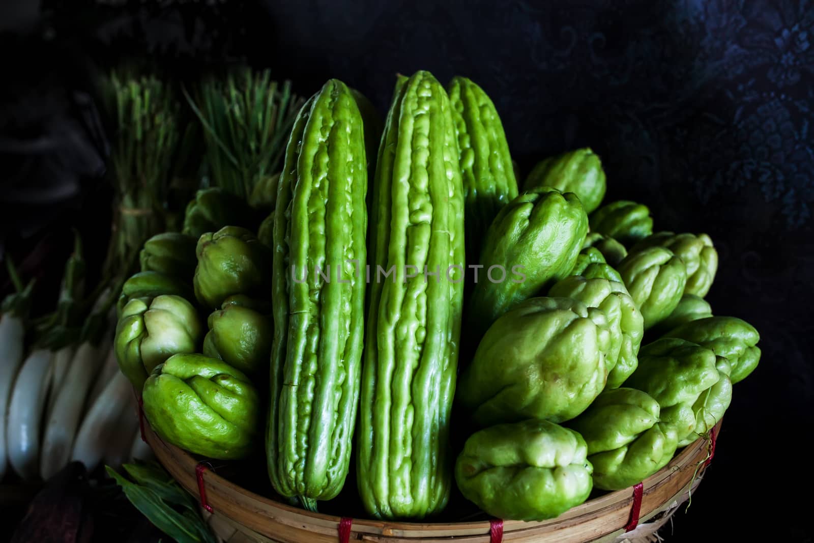 Momordica charantia often called bitter melon, bitter gourd or bitter squash in English, has many other local names.