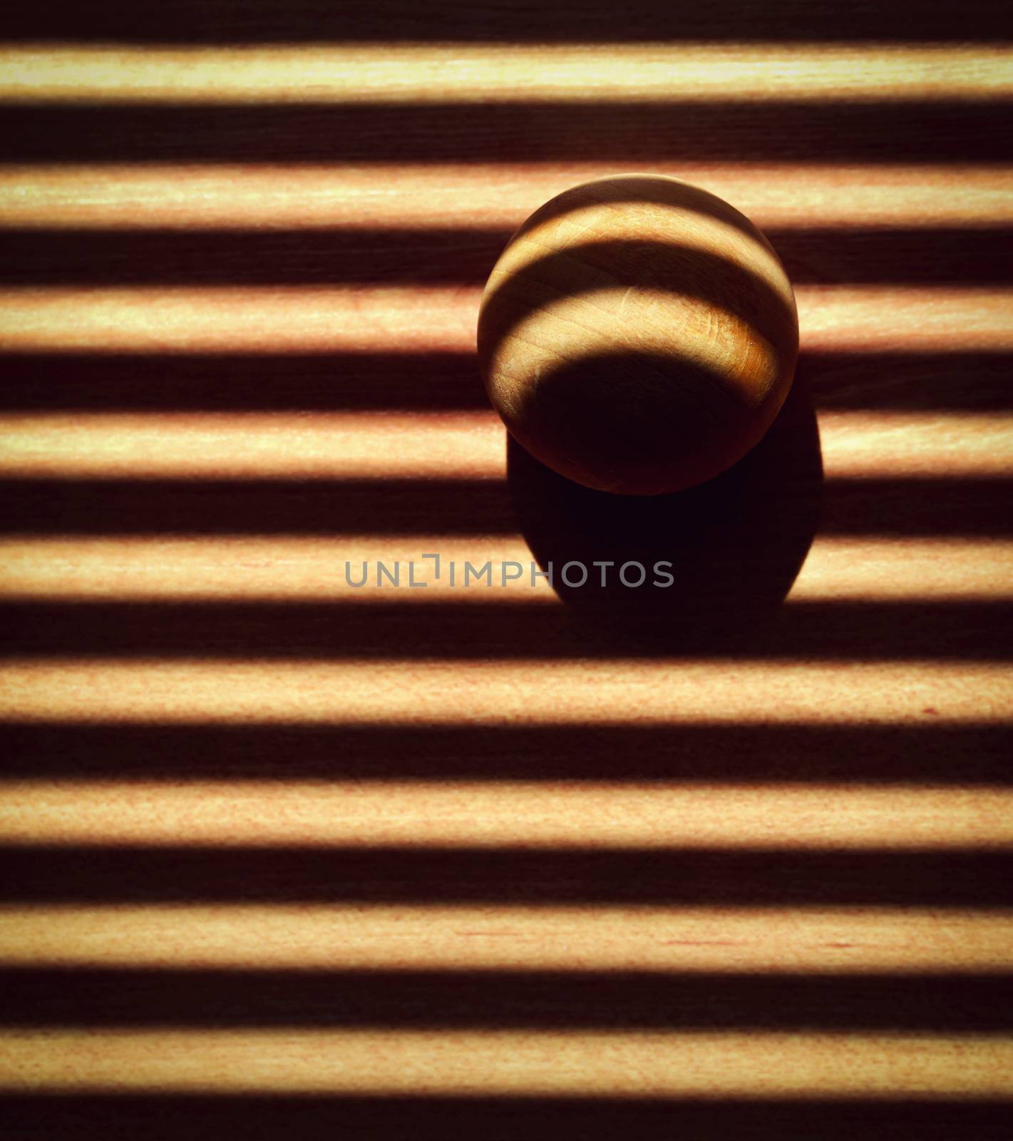 wooden bullet in the shade blinds by Ahojdoma