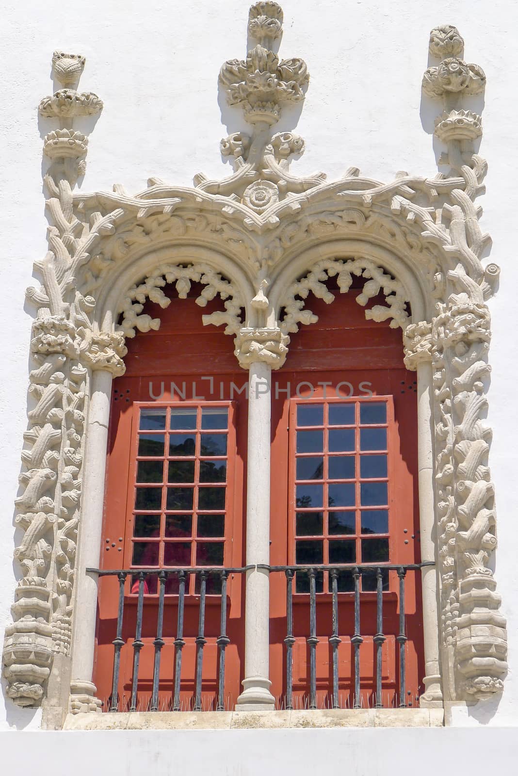 Arch Windows in Sintra in Portugal