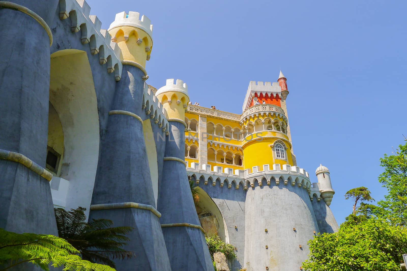 Pena National Palace at Sintra in Portugal