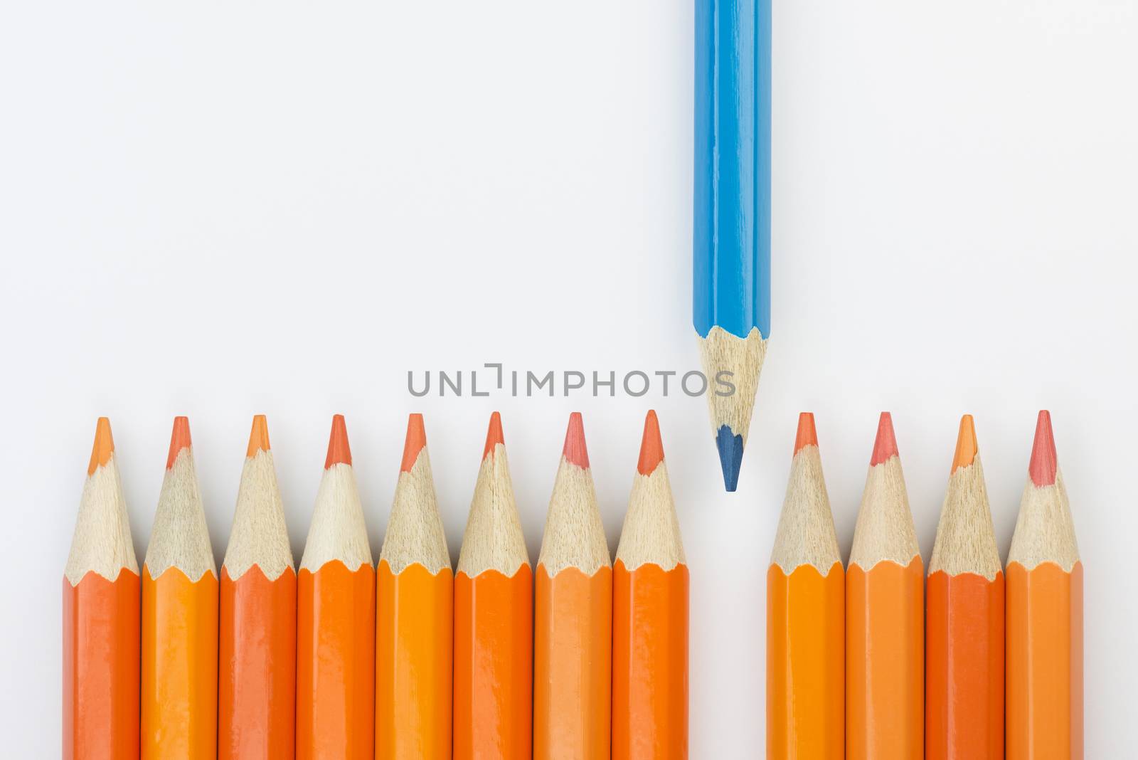 Collection of colorful pencils as a background picture
