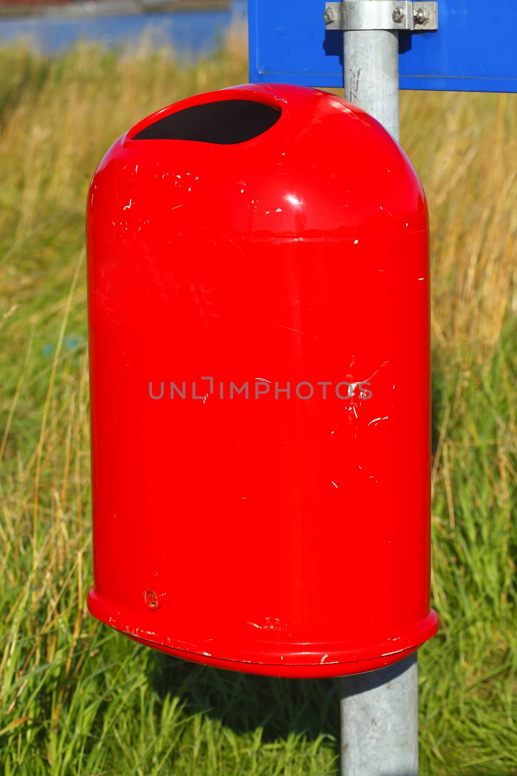 Red  Trash Can,  Germany