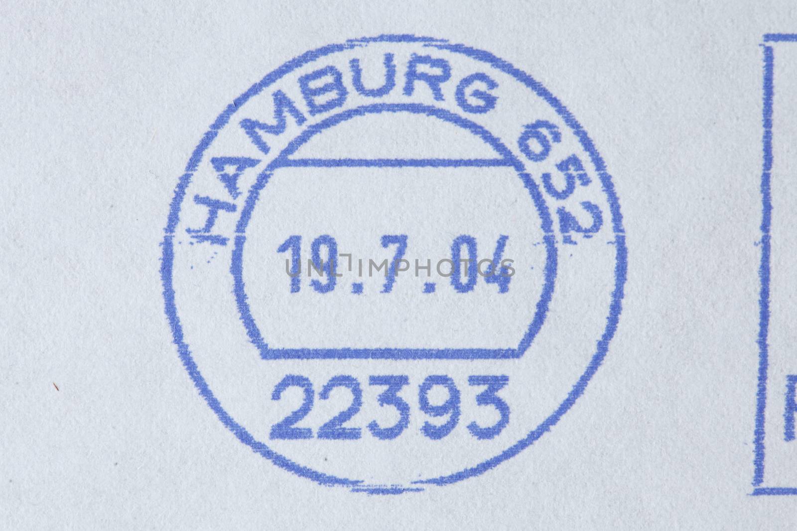 Poststamp from Hamburg