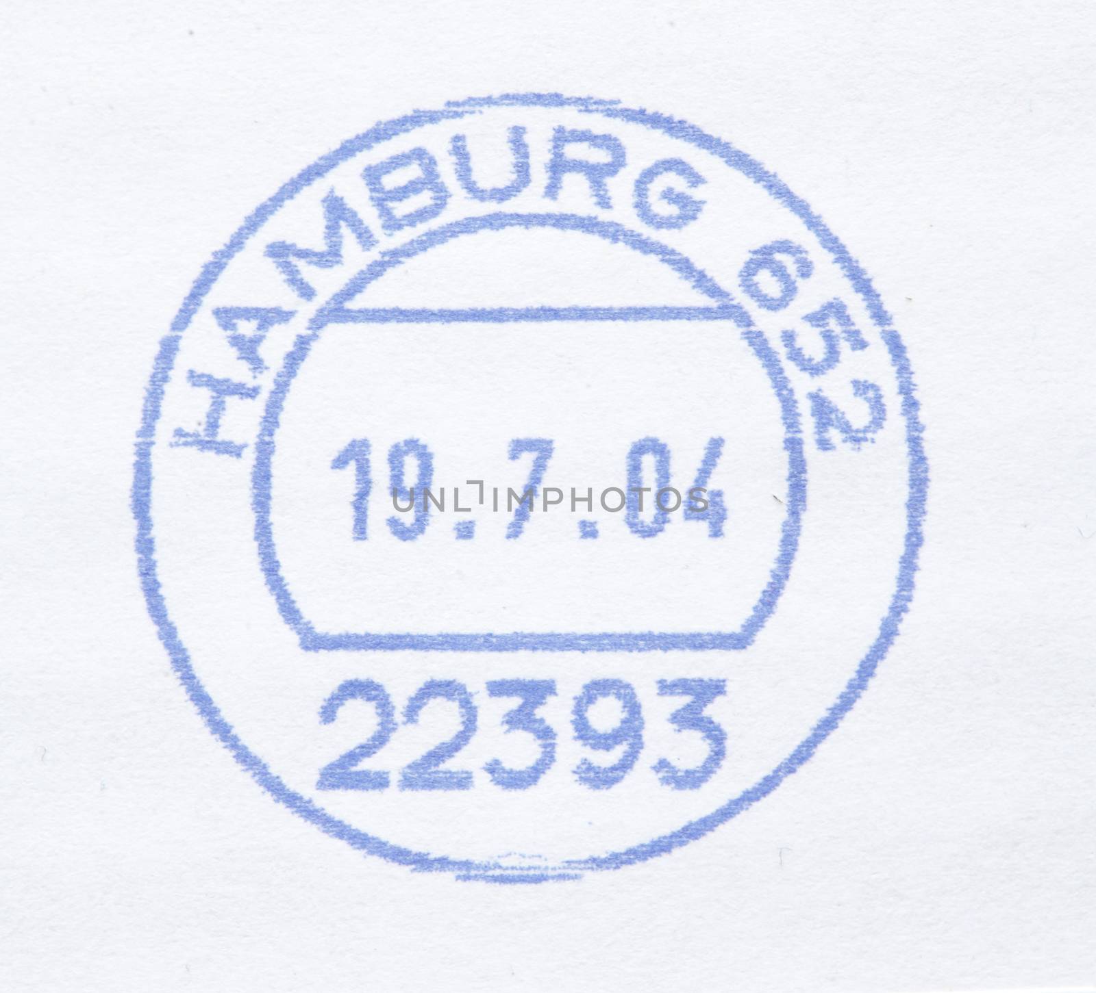 Poststamp from Hamburg