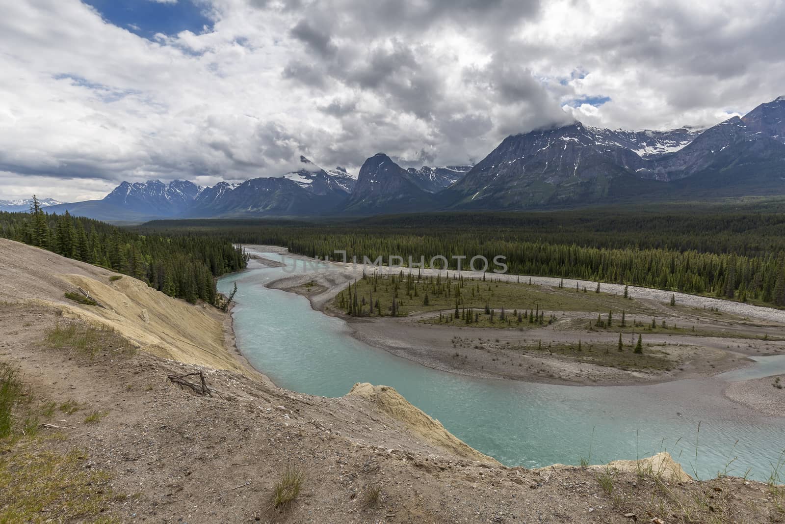 Athabasca River - Japser National Park, Canada by gonepaddling