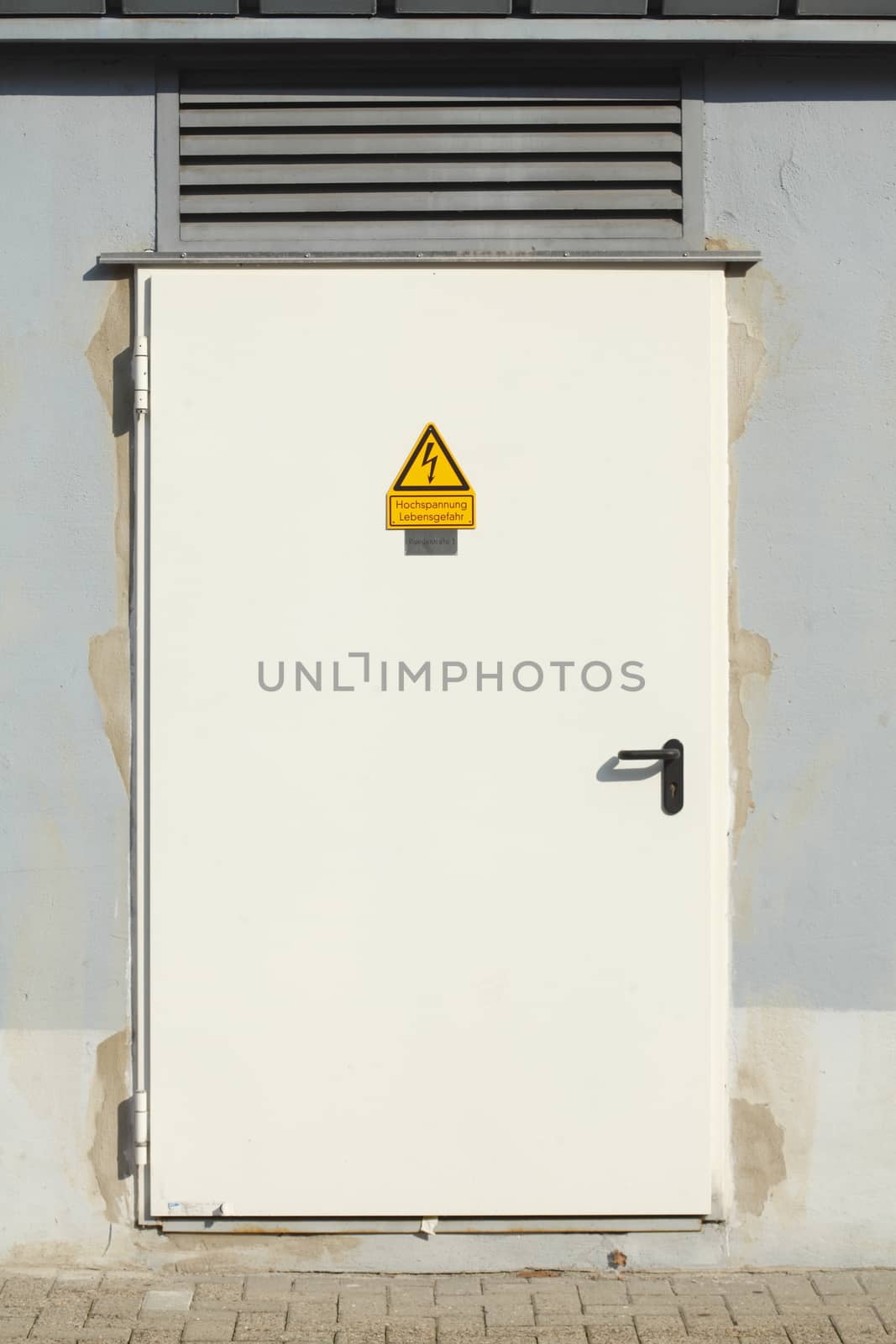 white Iron Door