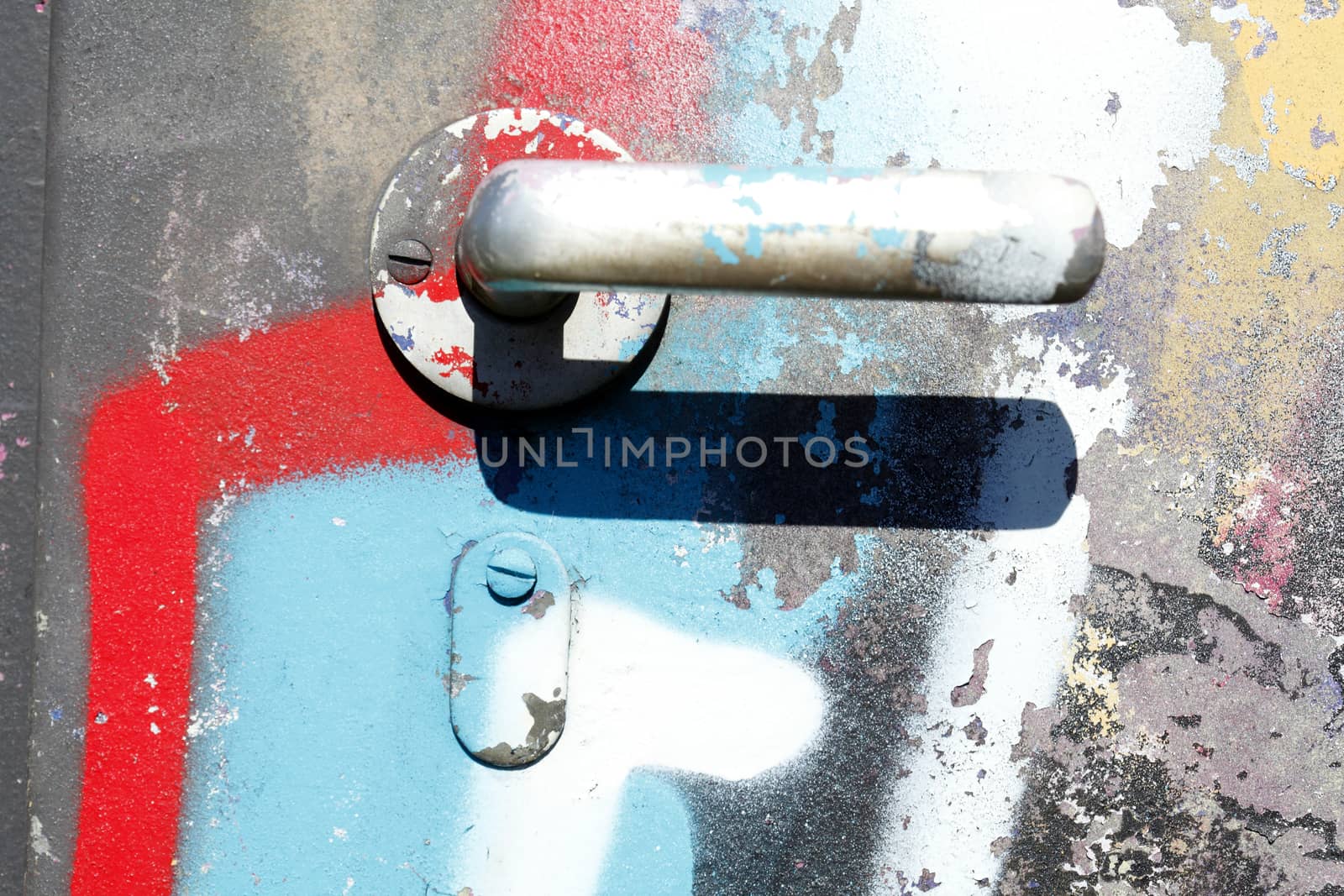 colorful  metal Door and  matal door lock