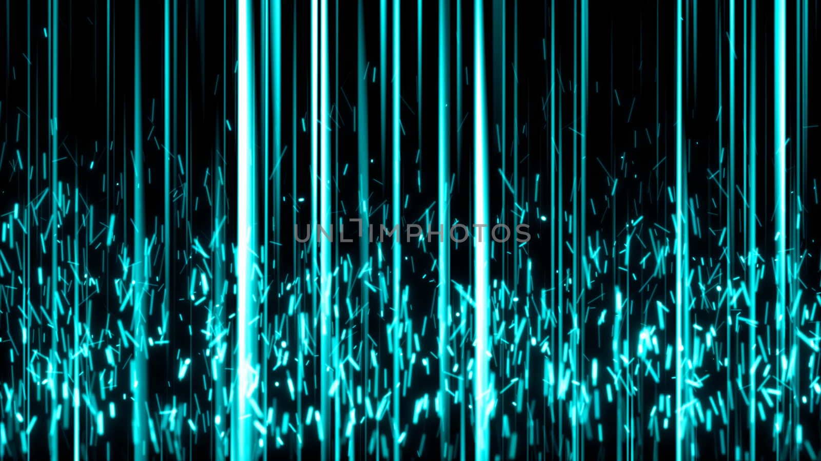 Abstract background with vertical lines and particles by nolimit046