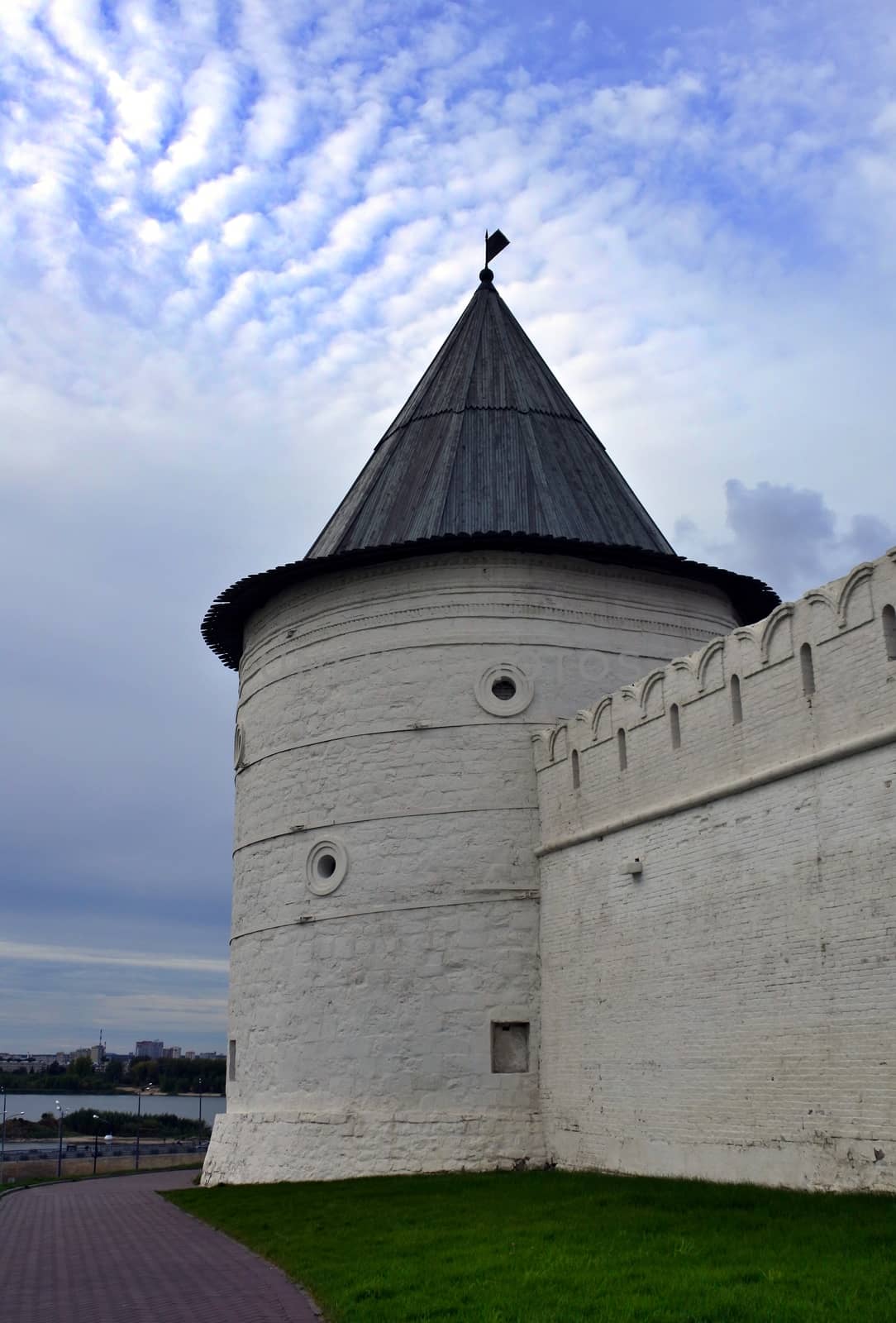 one of towers Kazan Kremlin by valerypetr