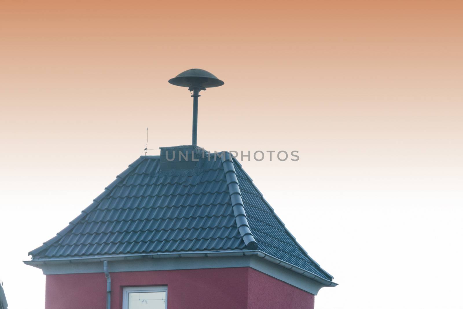 Flashes over a small tower with Air Raid Siren          by JFsPic