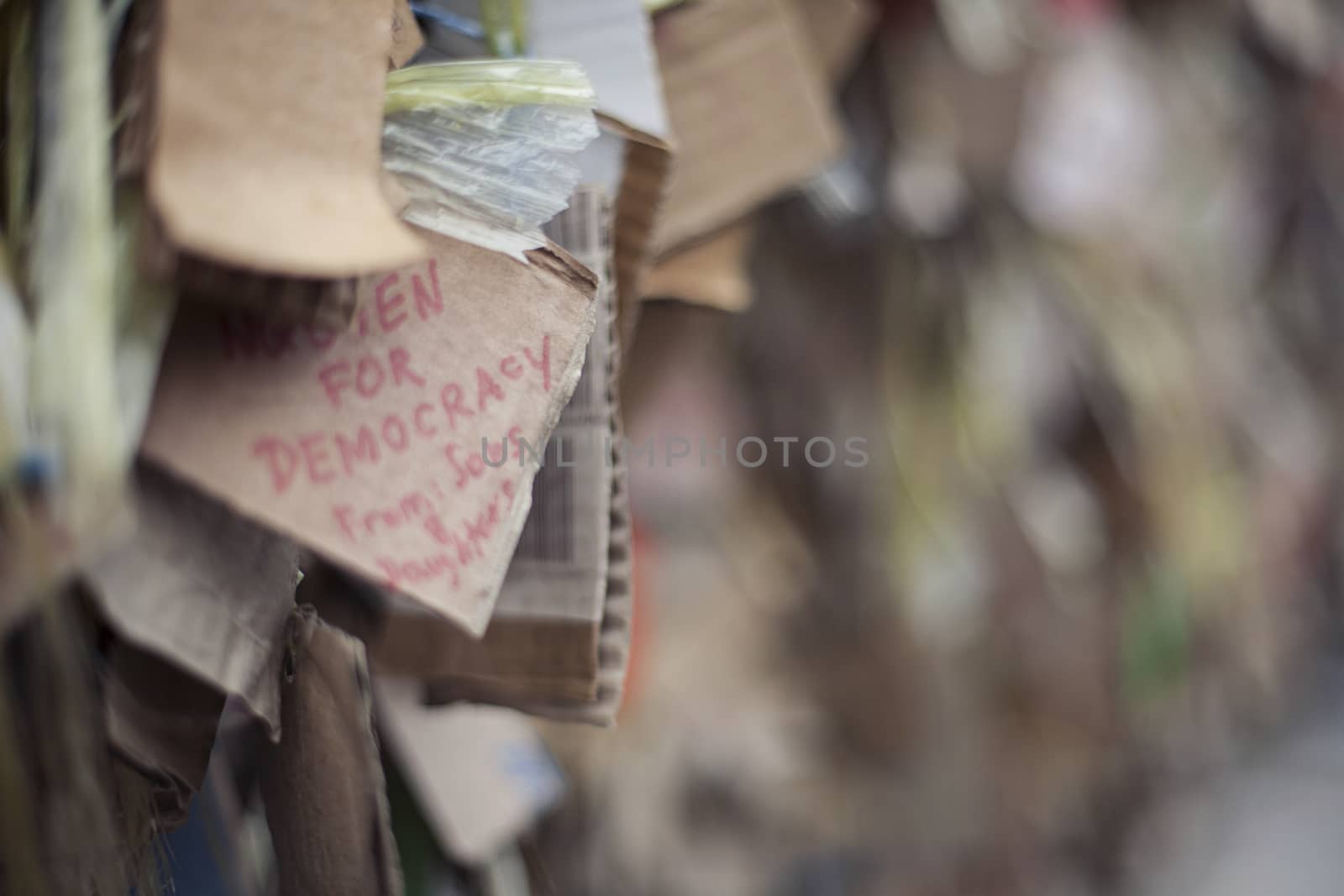 Colorful notes on the wall by Vanzyst