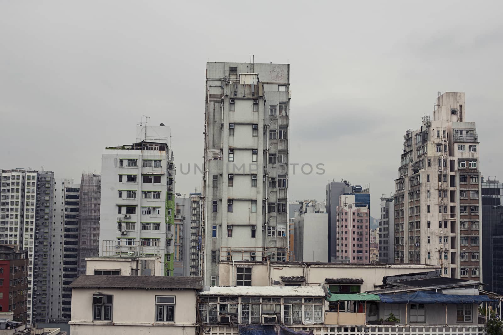 Old grunge building structure. Perfect urban background