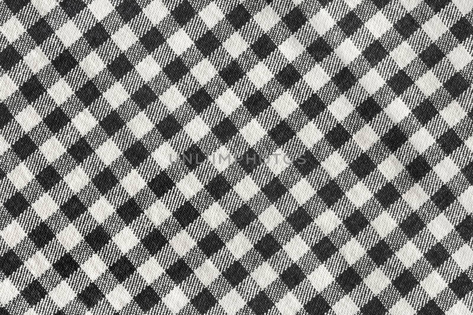 abstract background texture of cotton fabric into a cell