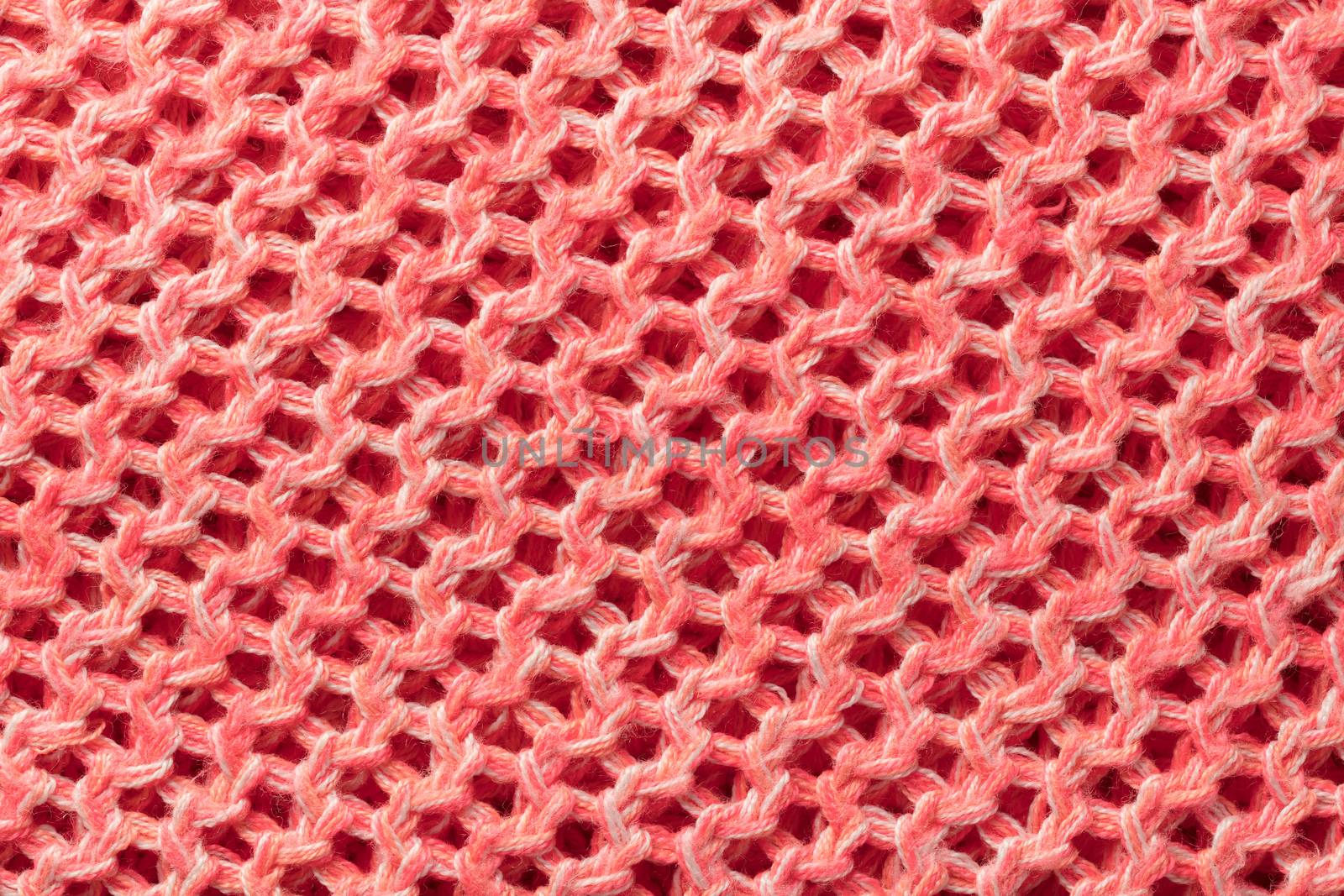 the abstract background texture of a knitted fabric