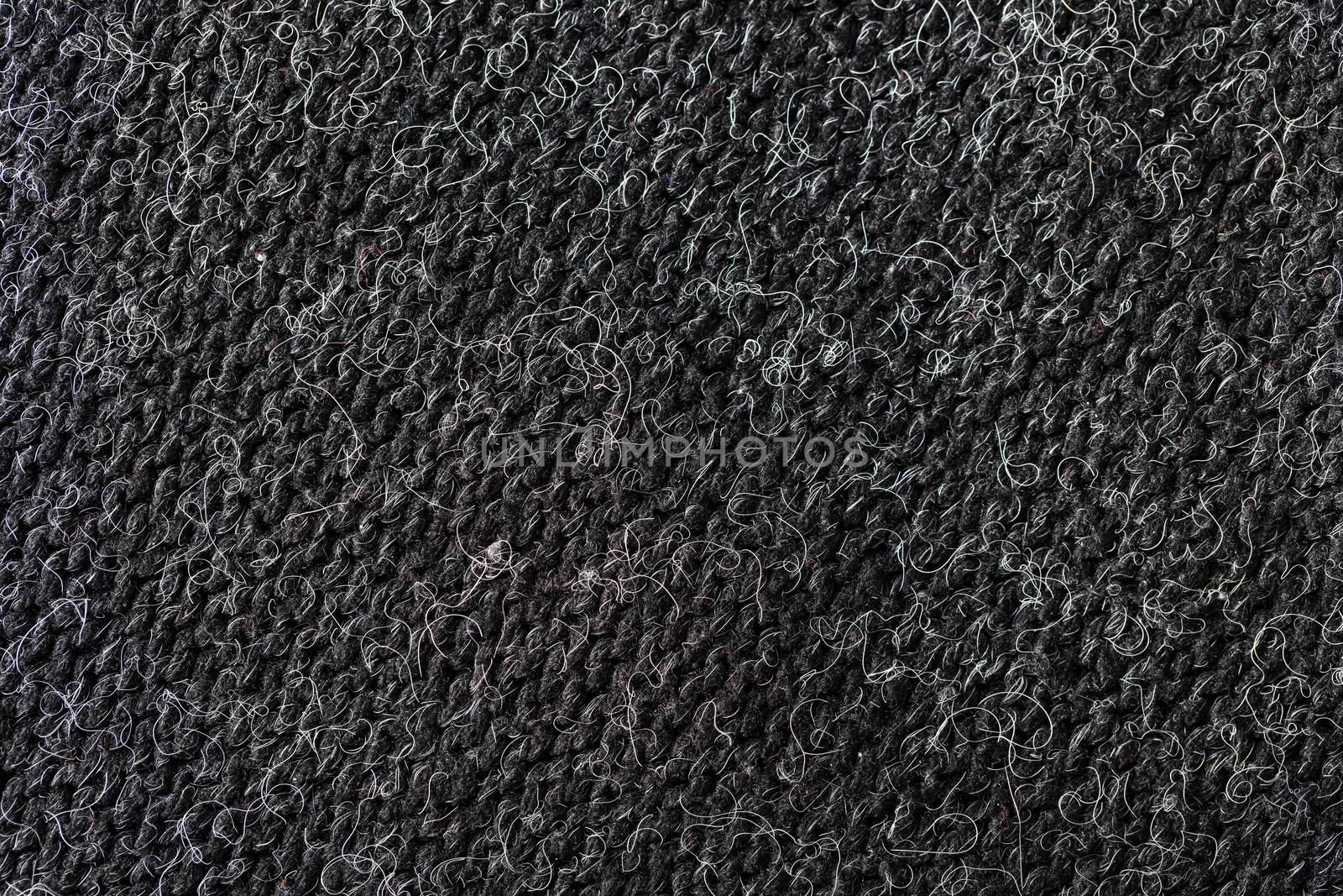 the abstract background texture of a knitted fabric