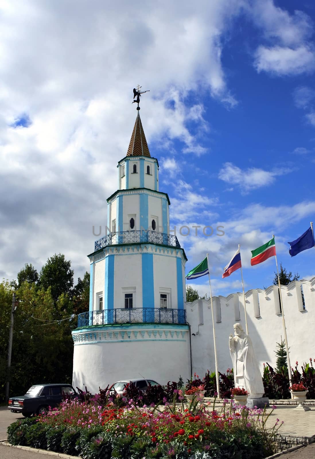 Raif monastery near the city of Kazan in autumn day
