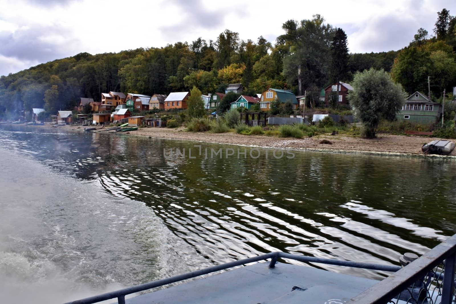 Views of the river Volga in the Kazan region. September 2016