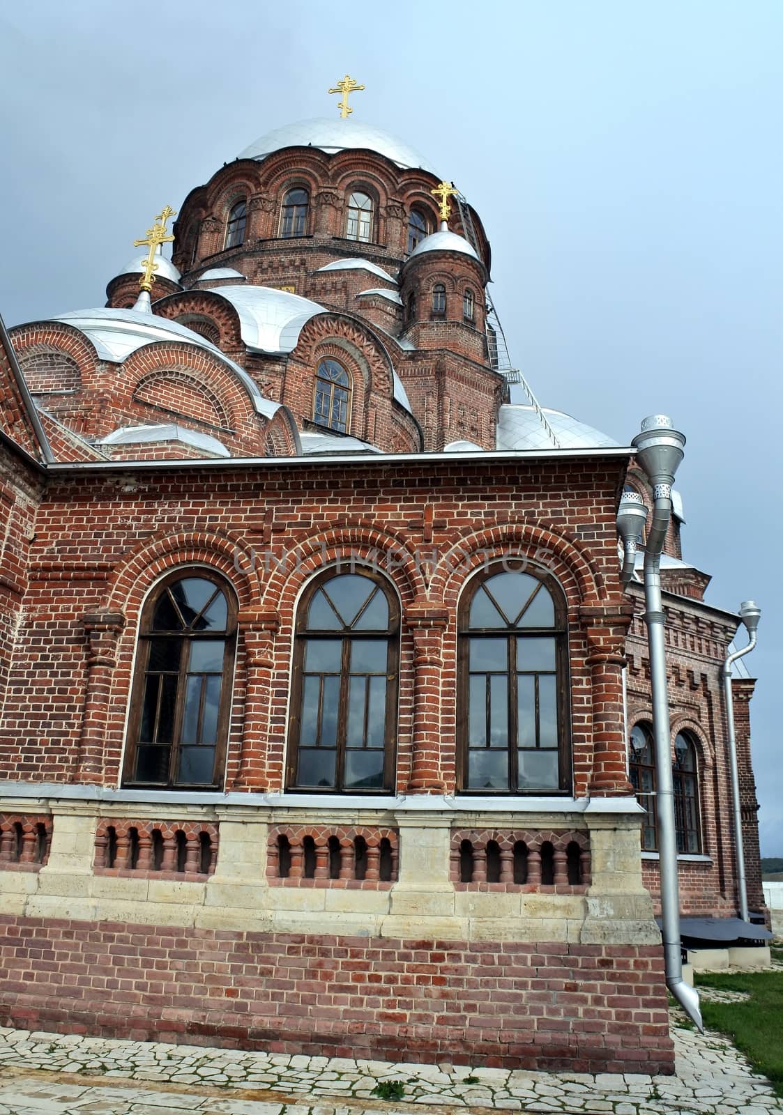 joy of all who sorrow Cathedral on the island of Sviyazhsk in the September, 2016, Sviyazhsk island, Russia.