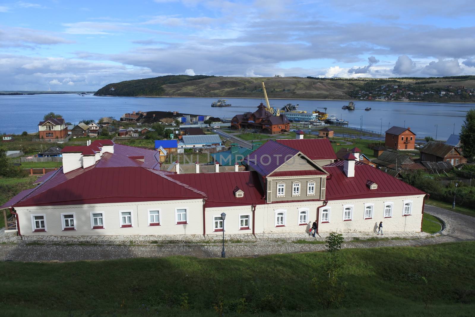 View of the Sviyazhsk island, Russia. September 2016