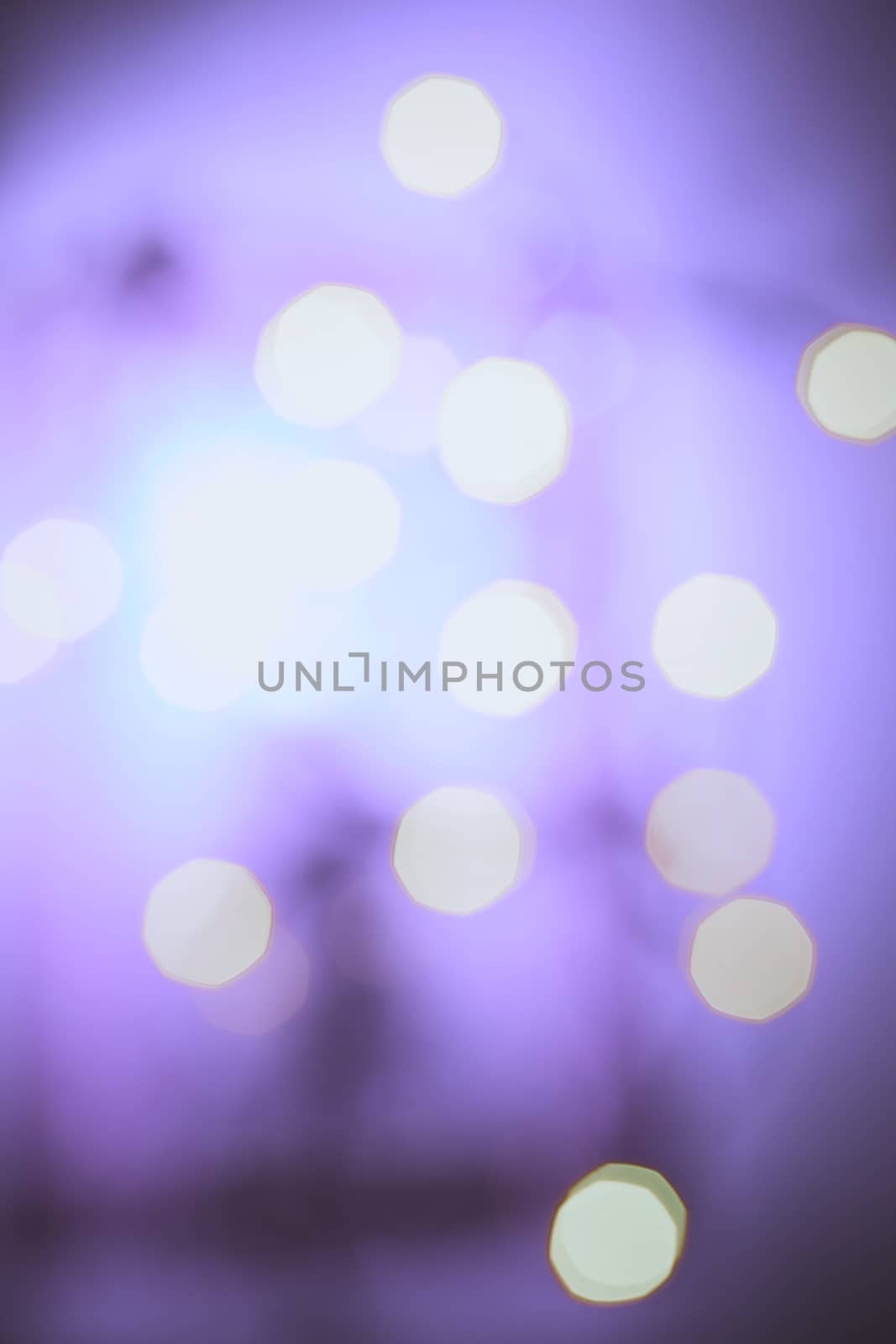 Bokeh lights. Beautiful Christmas background.