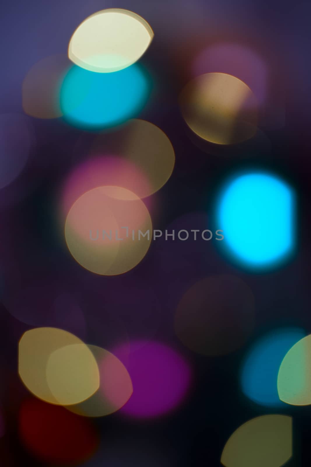 Bokeh lights Beautiful Christmas background. by natazhekova