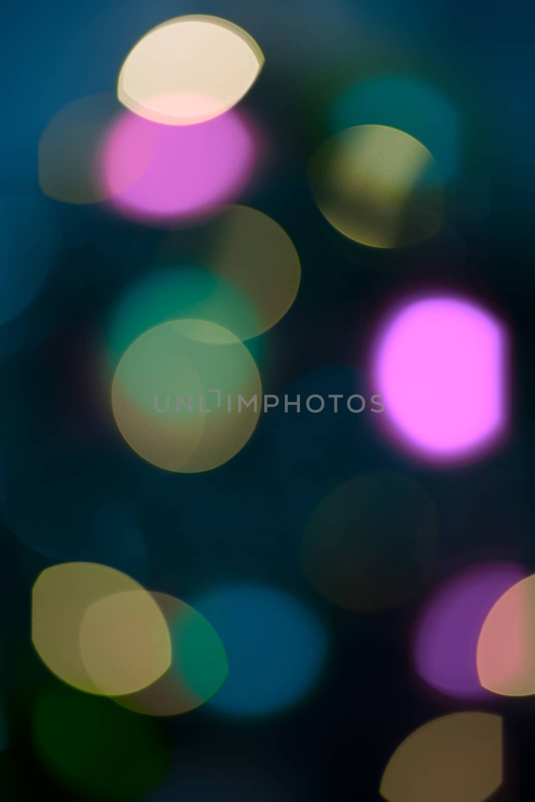 Bokeh lights Beautiful Christmas background. by natazhekova