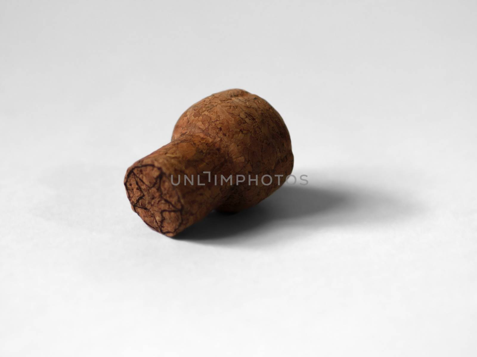 COLOR PHOTO OF WINE CORK