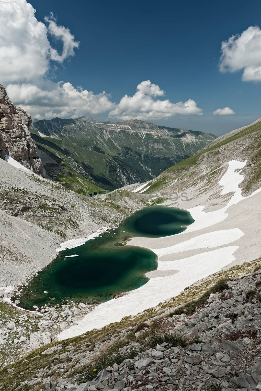 Pilato lake on the Sibillini mountains by LuigiMorbidelli