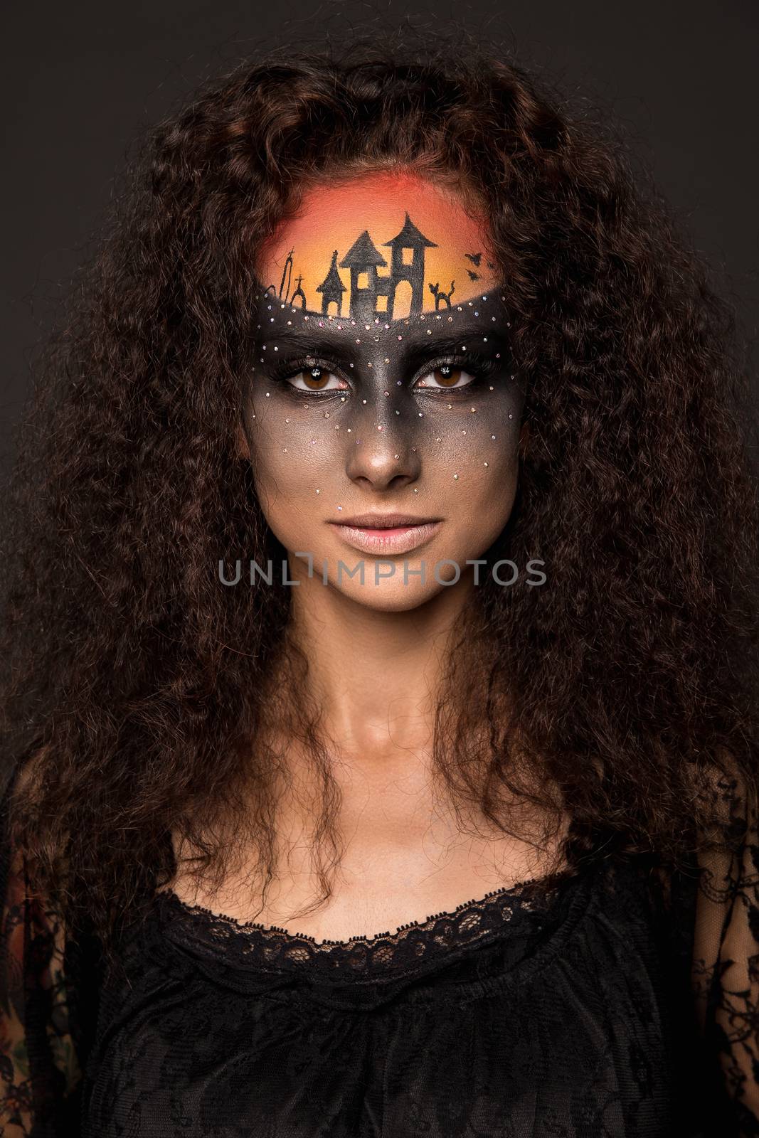 Scary Halloween Bride with Concept Scary Makeup by Multipedia