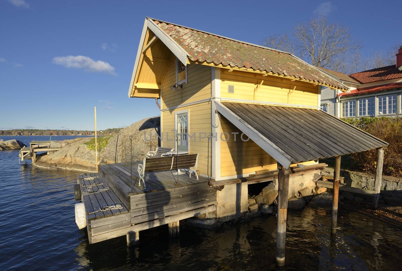Boathouse in Vaxholm by a40757