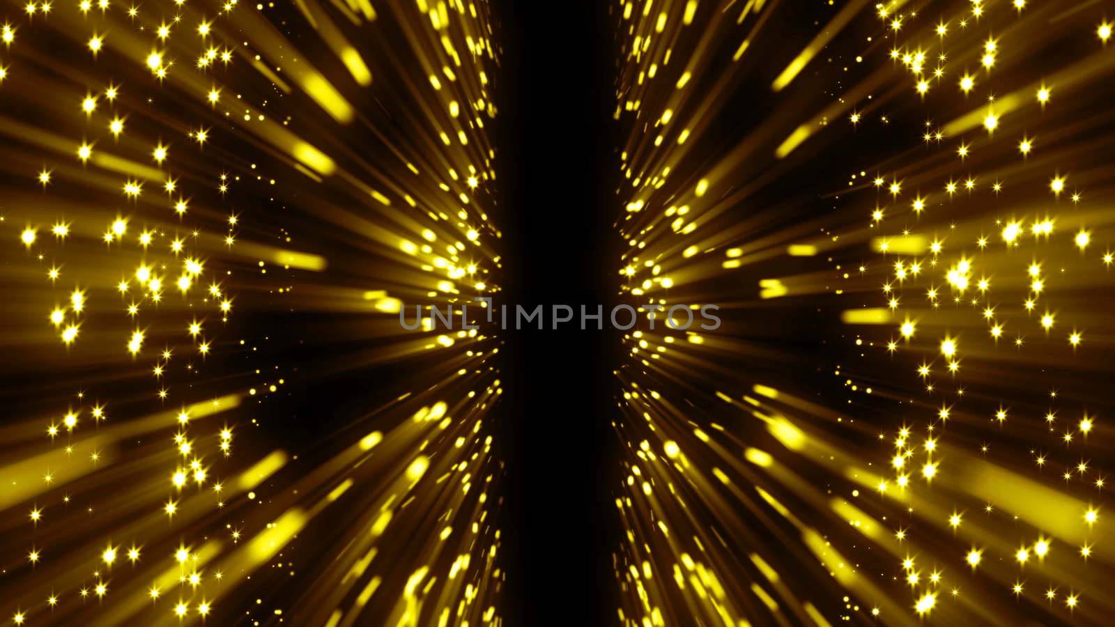 Glitter Space Comet Star Colorful Particle. Art background