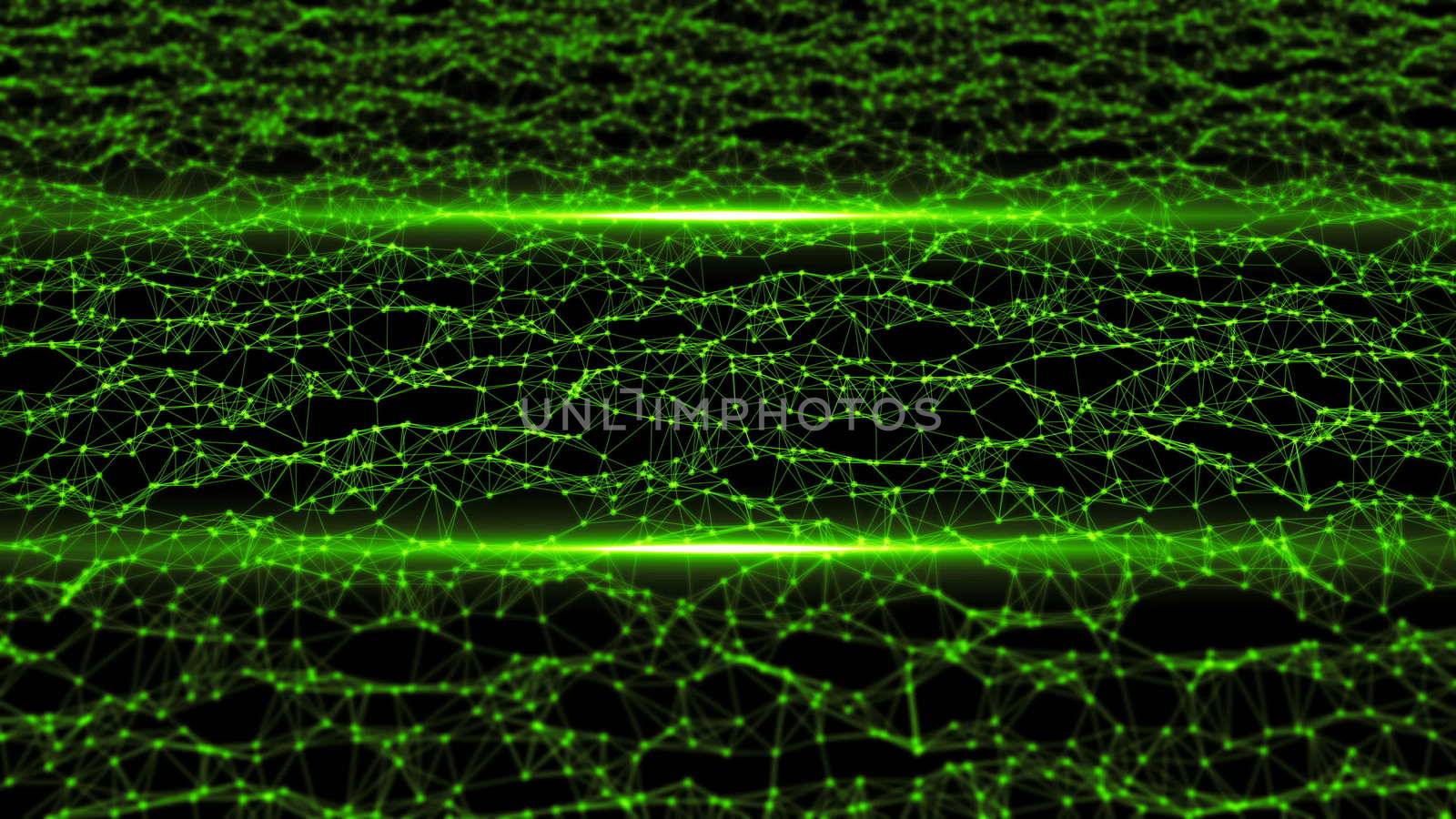 Abstract motion background with lens flares and streaks of light.