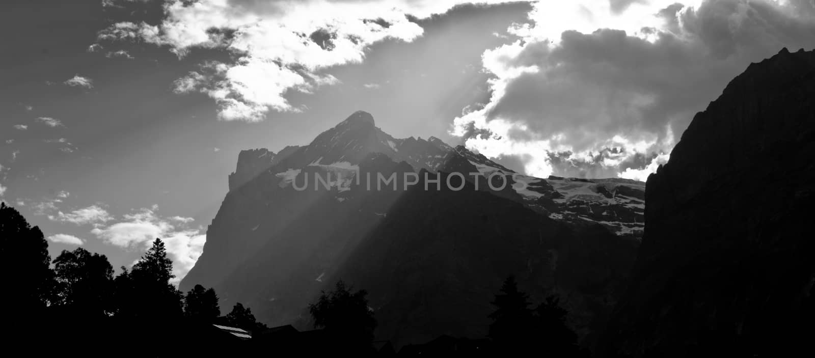 Switzerland, Swiss mountain, Alps in Berner Oberland