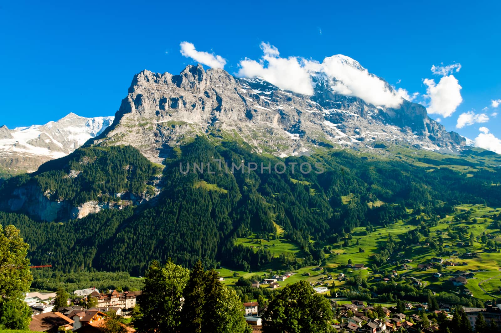 Switzerland, Swiss mountain, Alps in Berner Oberland