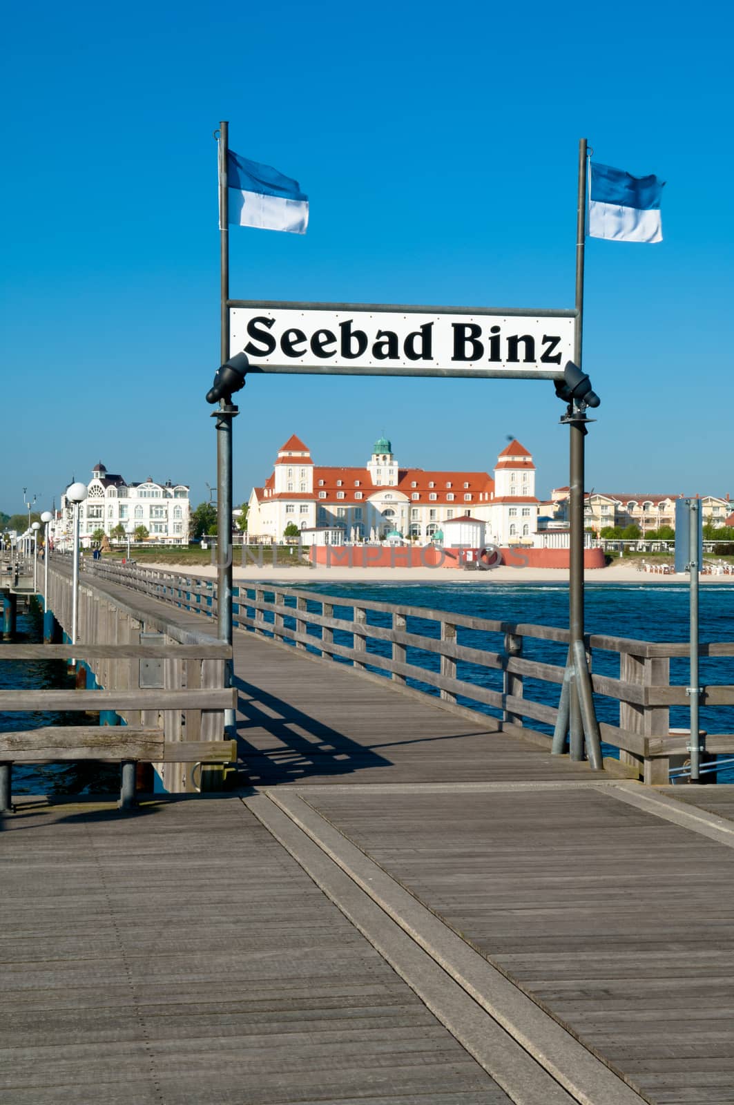 Seebruecke in Binz, Ruegen, Germany