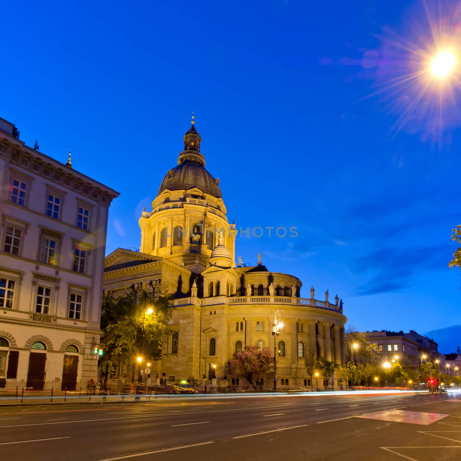 Famous landmark of Budapest: The St. Stephen's Basilica