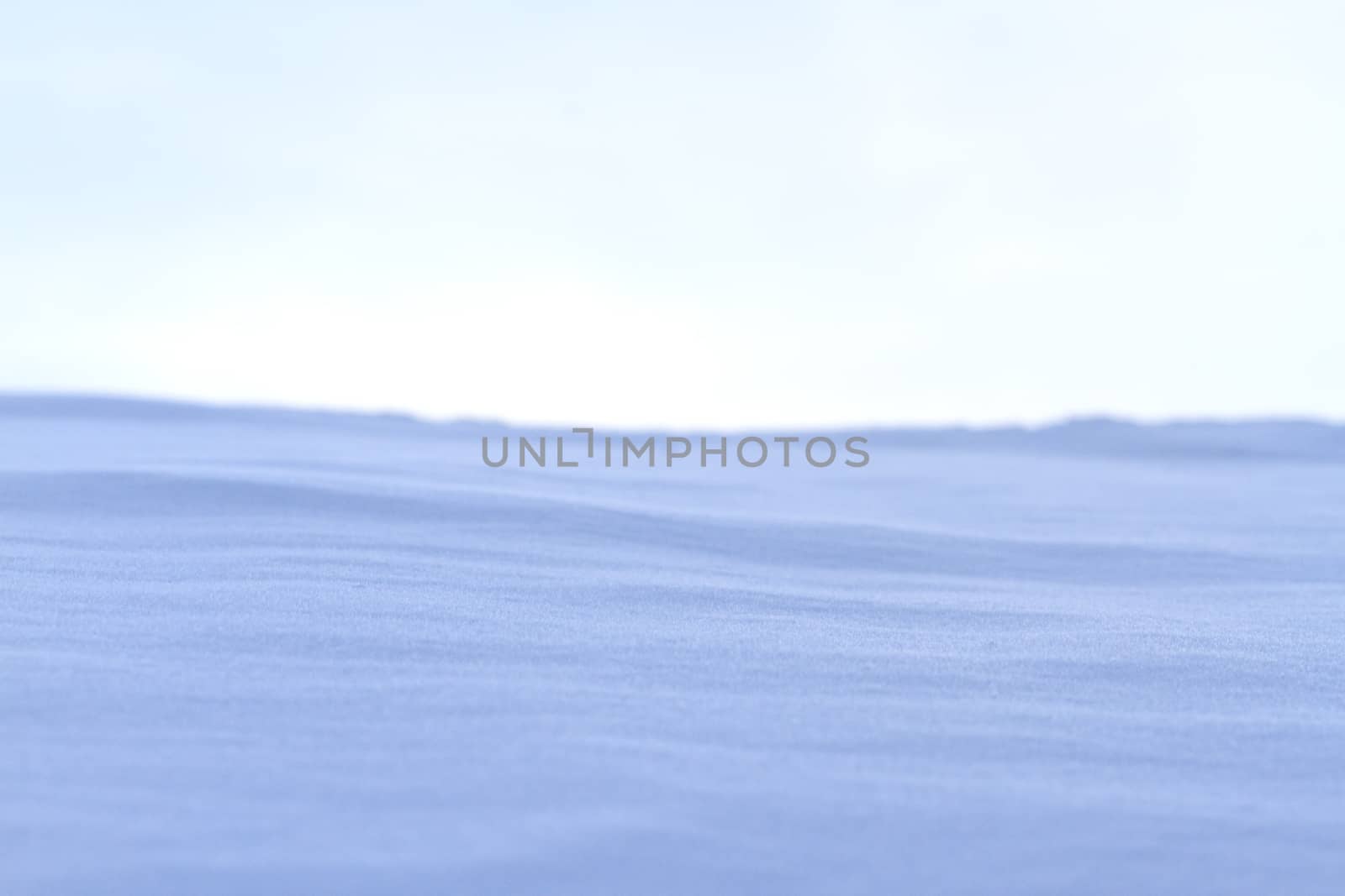 snow drifts and gray sky,Winter frost and snow