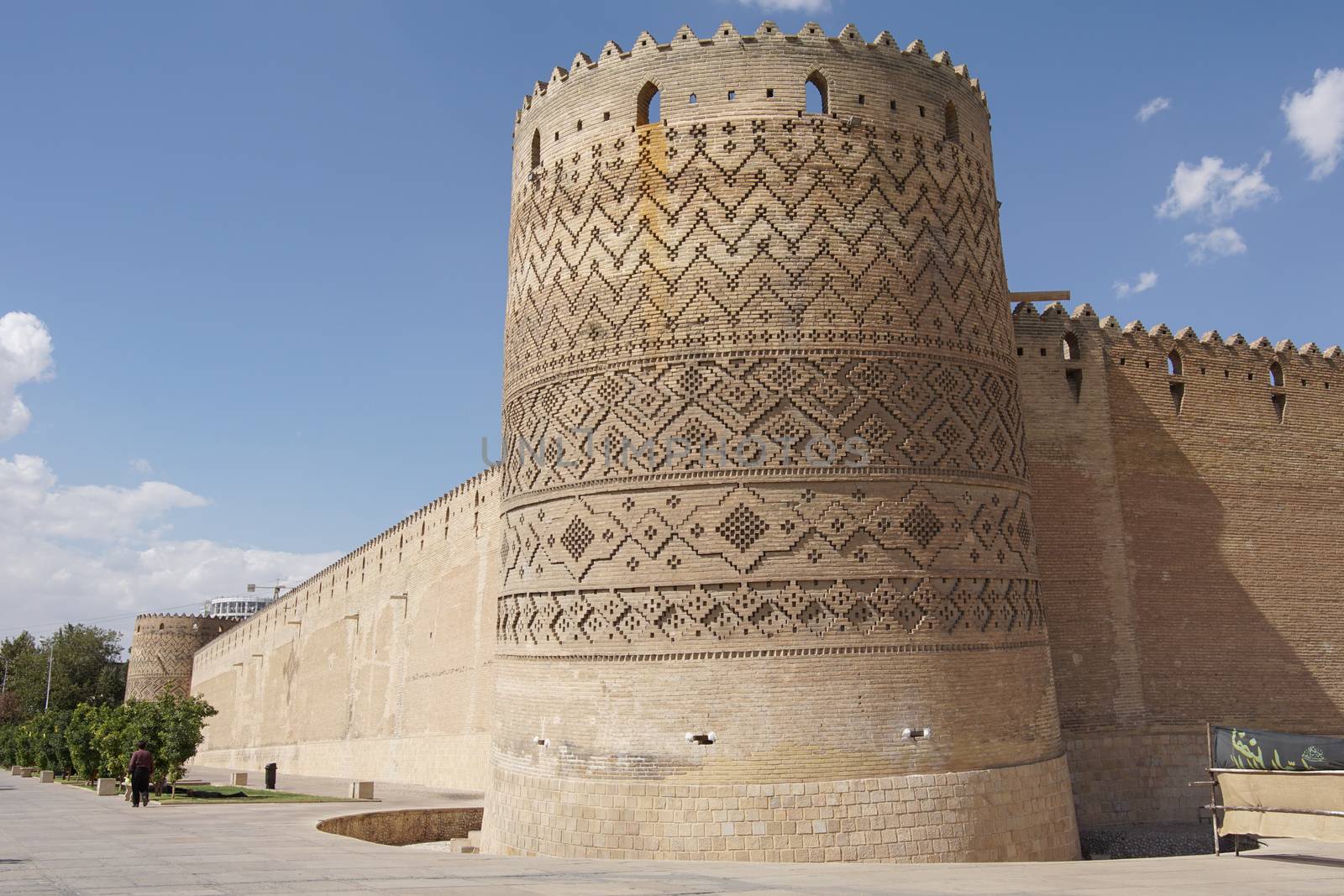SHIRAZ, IRAN - OCTOBER 7, 2016: Fortress Karim Khan, one of the sights of Shiraz on October 7, 2016 in Iran, Asia