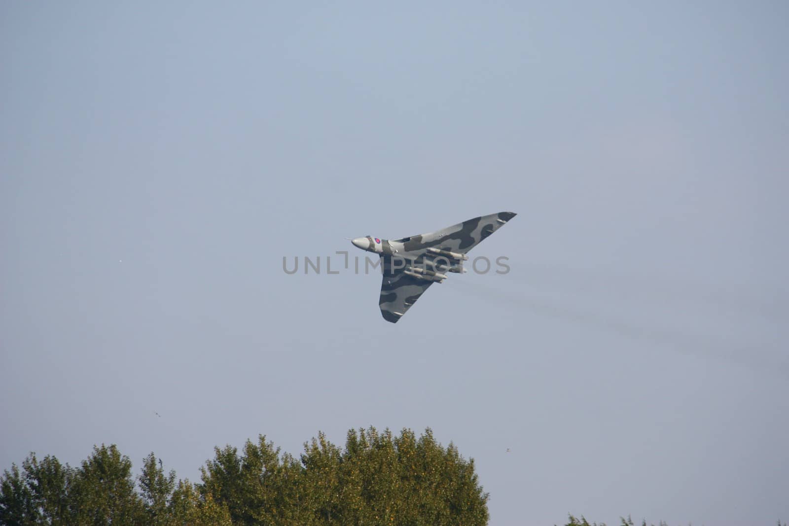 Vulcan XH558 Bomber aeroplane