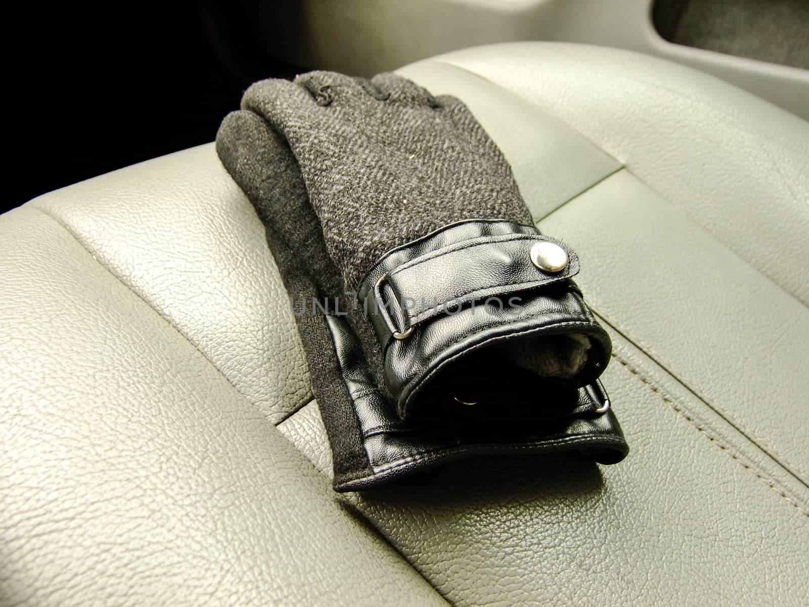 Black Gloves on the Front Seat by stragys