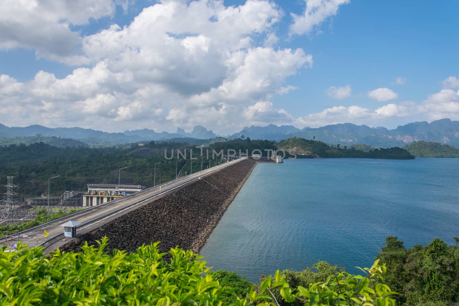 Beautiful mountains in Ratchaprapha Dam at Khao Sok National Par by t0pkul3