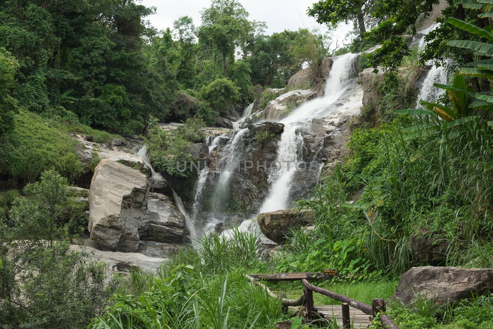 Mae Klang Waterfall at Doi Inthanon national park, Chiang mai,Thailand.