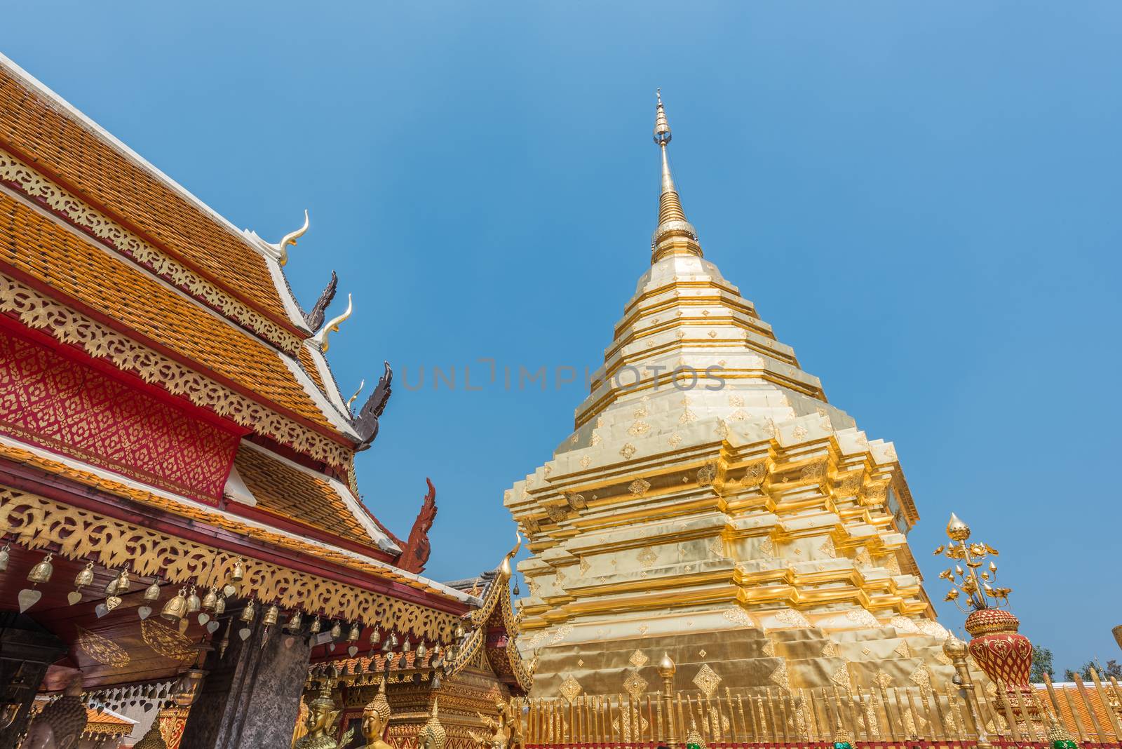 Wat Phrathat Doi Suthep temple in Chiang Mai, Thailand. by t0pkul3