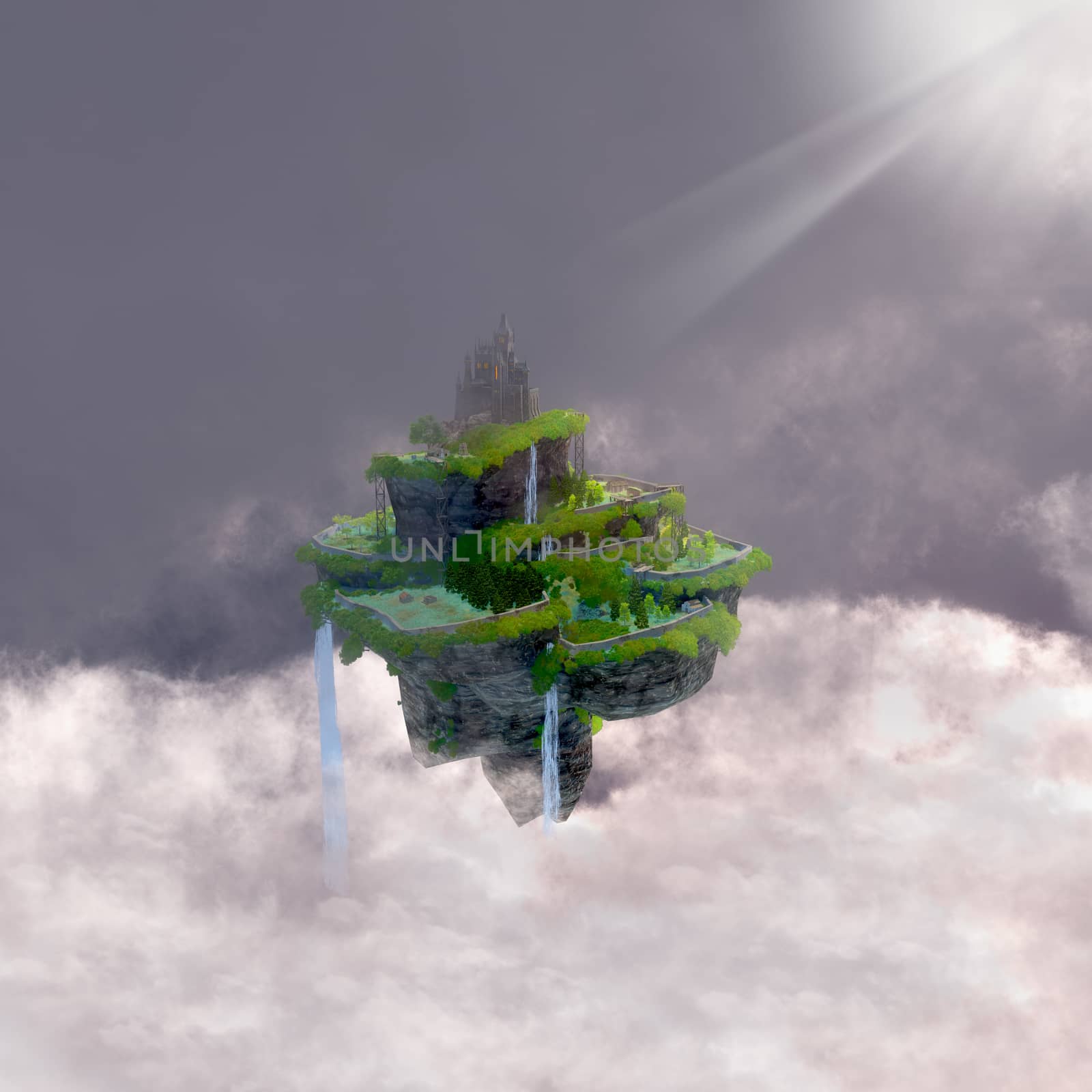 Castle in the Clouds by Catmando